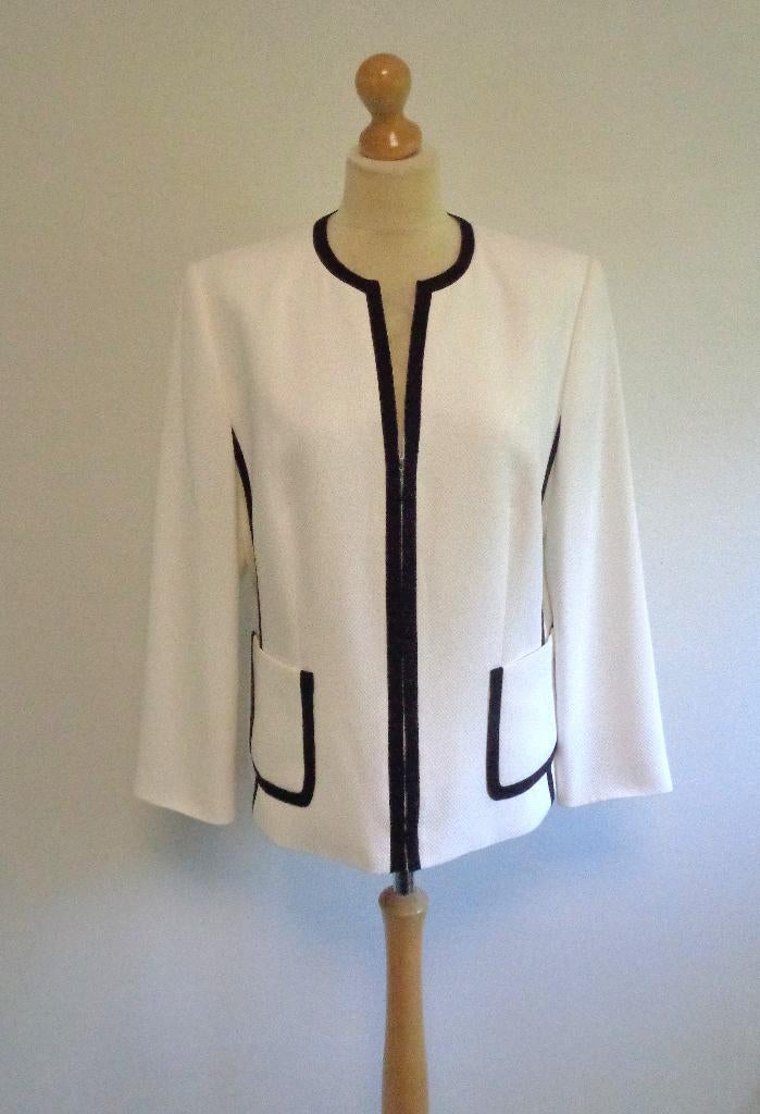 jasje Gerry Weber, Kleding | Dames, Verzenden, Wit, Maat 42/44 (L), Zo goed als nieuw