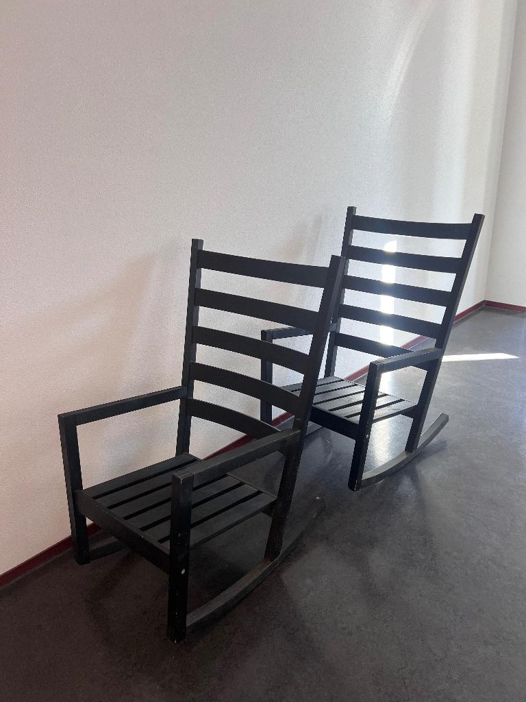 Schommelstoelen tuin, Ophalen, Gebruikt, Hout