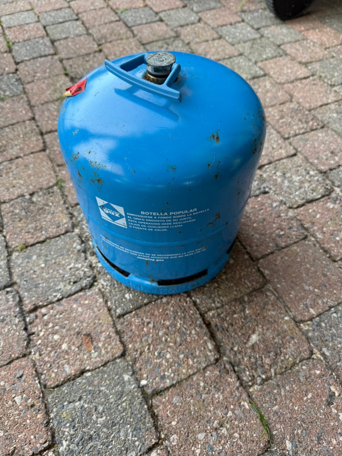 Te koop. Half volle Campingaz gasfles, Ophalen, Zo goed als nieuw