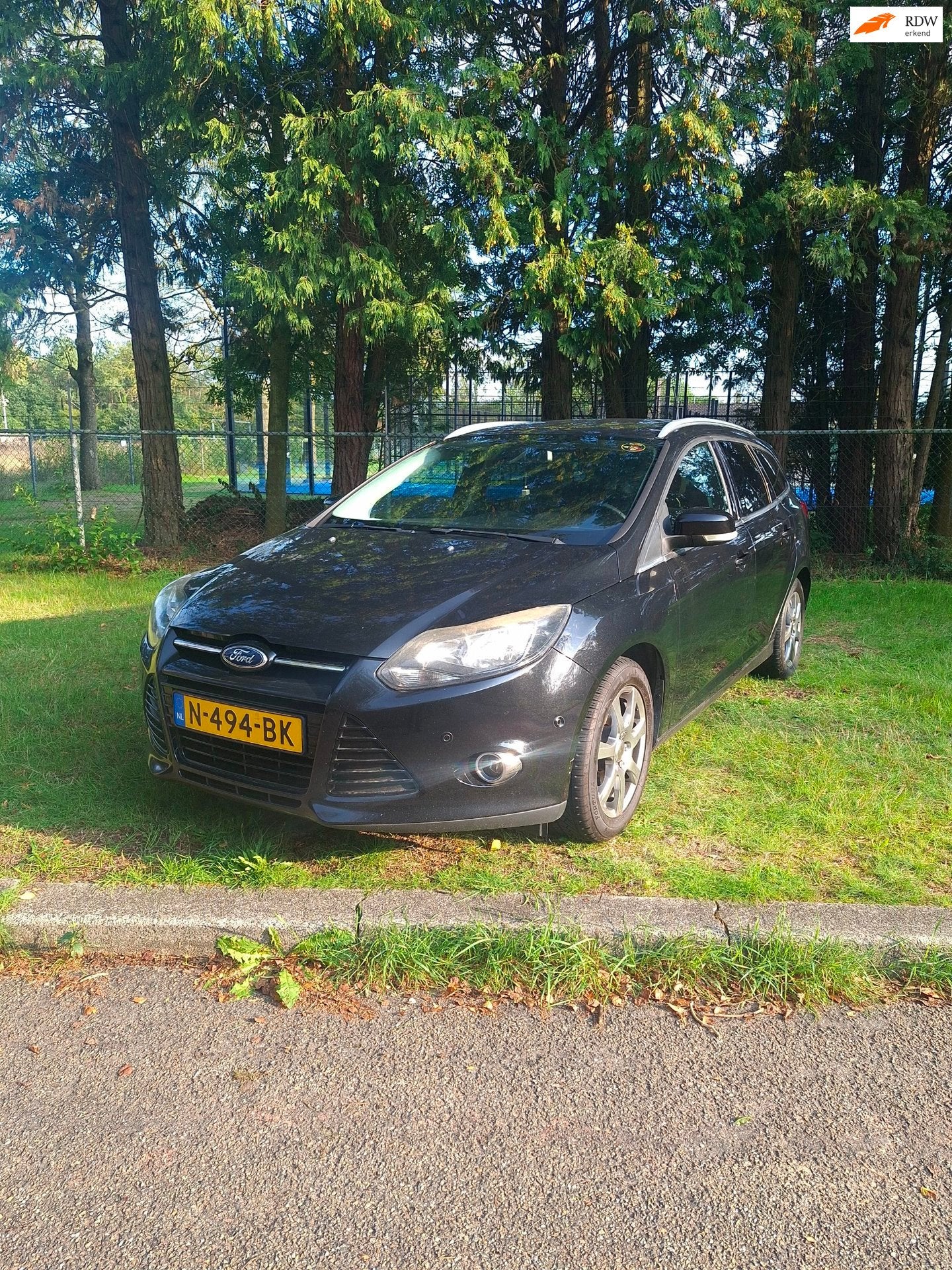 Ford Focus Wagon 1.0 EcoBoost Titanium , Distributie vervang, Euro 5, 125 pk, Gebruikt, Zwart