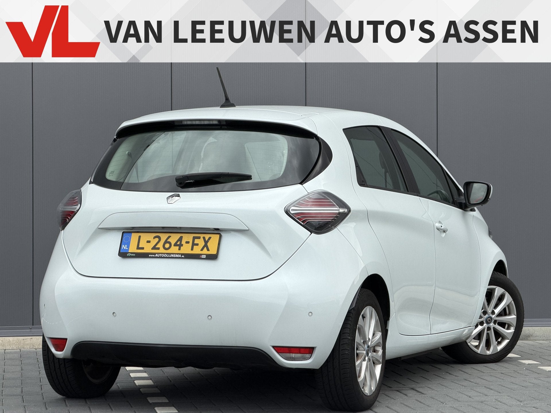 Renault ZOE R135 Zen 52 kWh (ex Accu) | Nieuw binnen | RIJKL, Auto's, Gebruikt, Met garantie (alle), 180 min, Wit