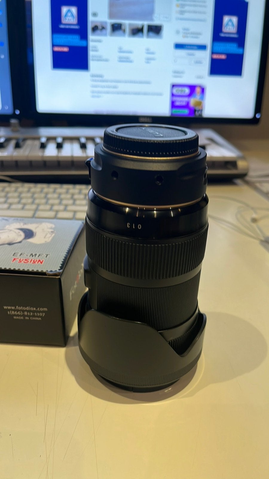 Sigma 18-35 F1.8 DC met EF to MFT adapter, Overige merken, Overige soorten, Zo goed als nieuw, Ophalen of Verzenden