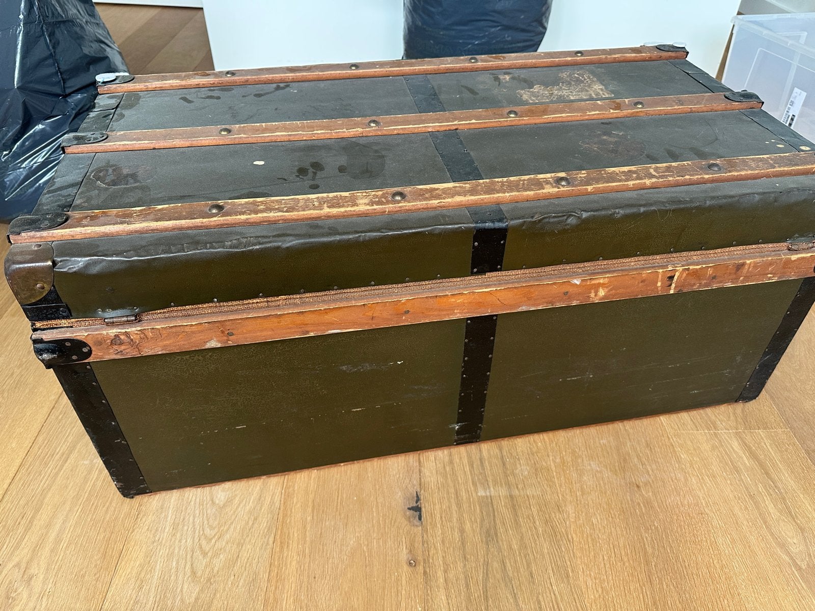 Vintage Hutkoffer uit de Jaren '50 - Decoratief en Ruim, Ophalen
