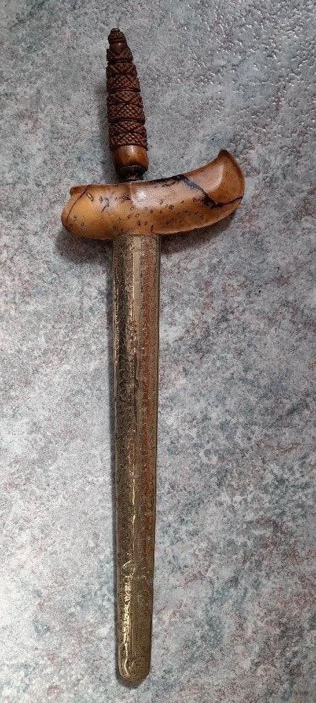 Kris oud Java Madura., Wapen, Verzenden, 50 cm, Overige materialen