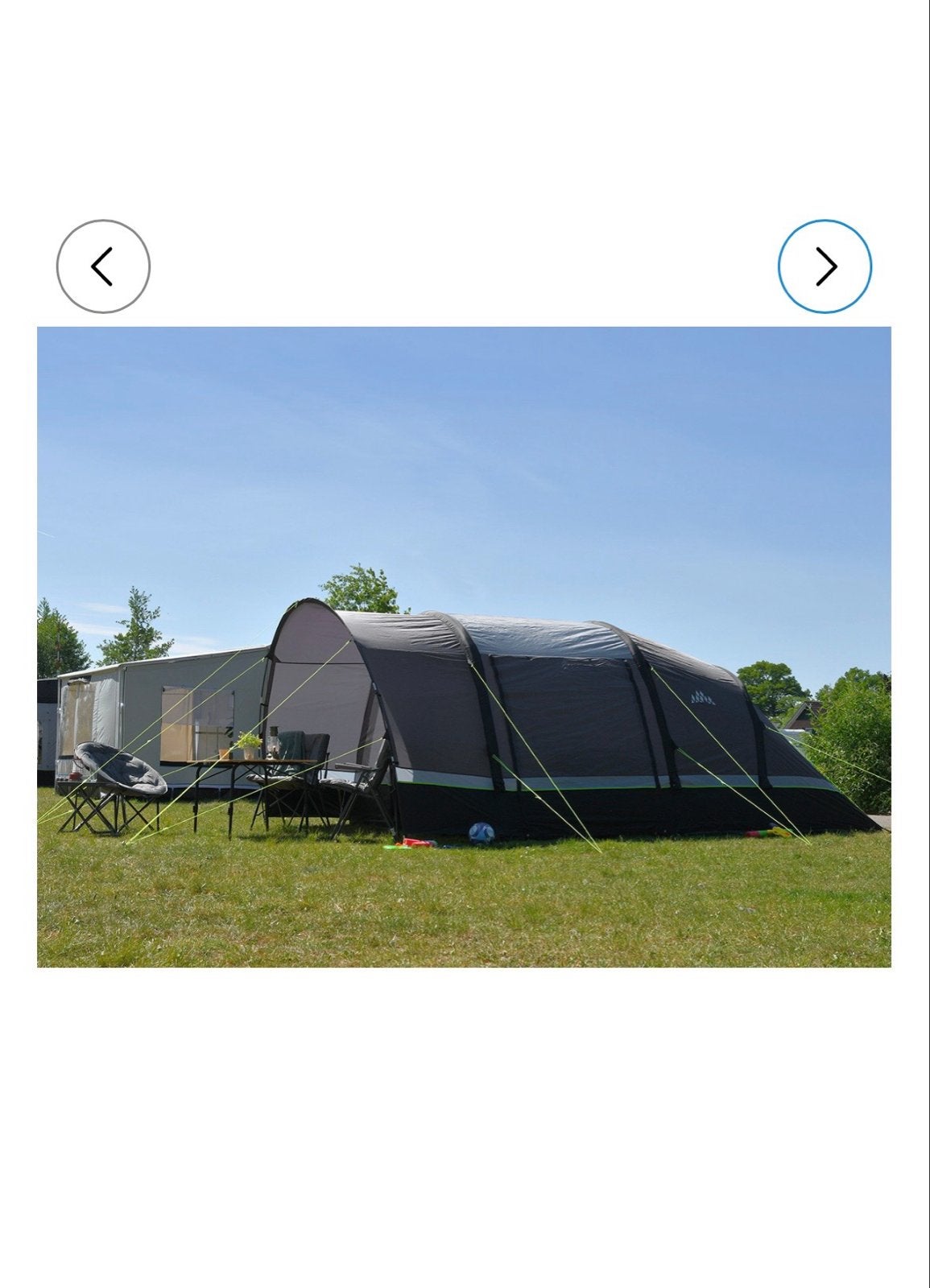 Obelink Columbia 5 Easy Air tunneltent - Zo goed als nieuw, Ophalen, Zo goed als nieuw, Tot en met 5