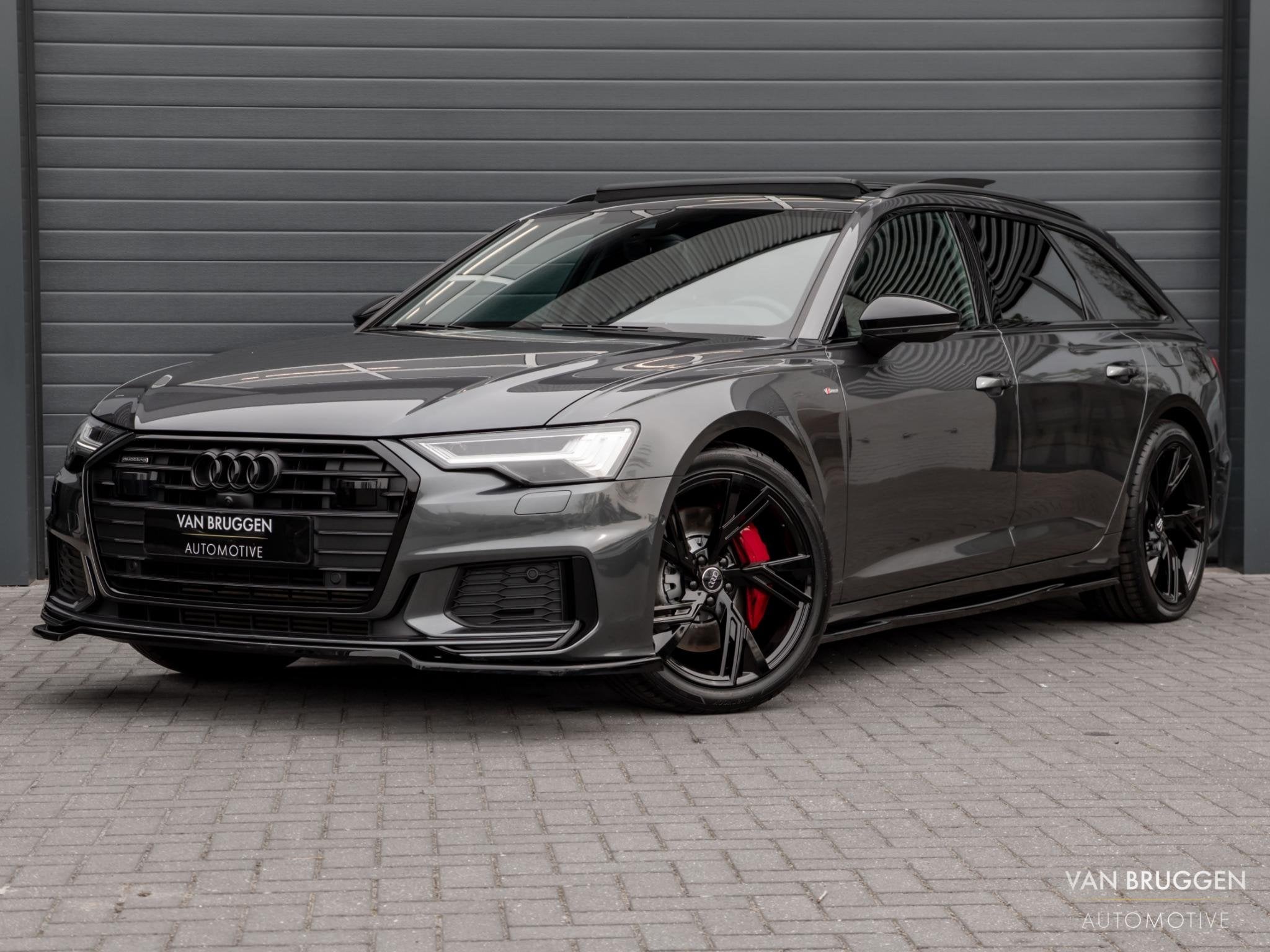 Audi A6 Avant 55 TFSI e quattro S-Line Pano B&O HUD Trekhaak, Automaat, Gebruikt, 4 cilinders, Leder en Stof