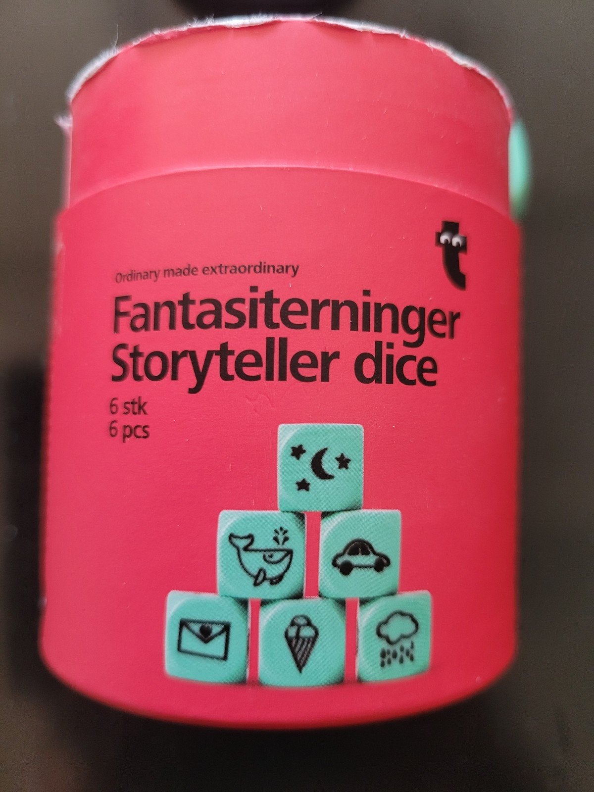 Fantasie Storyteller Dice - 6 stuks, Een of twee spelers, Ophalen, Zo goed als nieuw, Onbekend