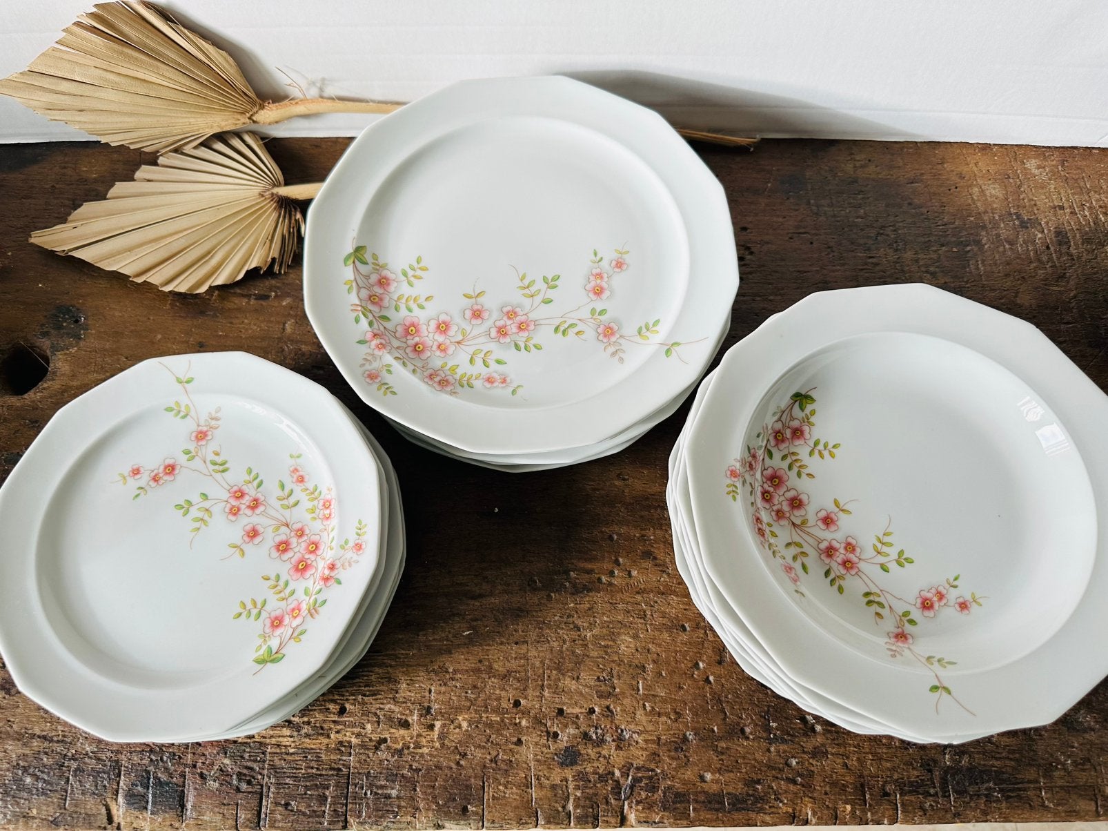 Vintage bordenset Winterling, Ophalen of Verzenden, Glas, Overige stijlen, Bord(en)