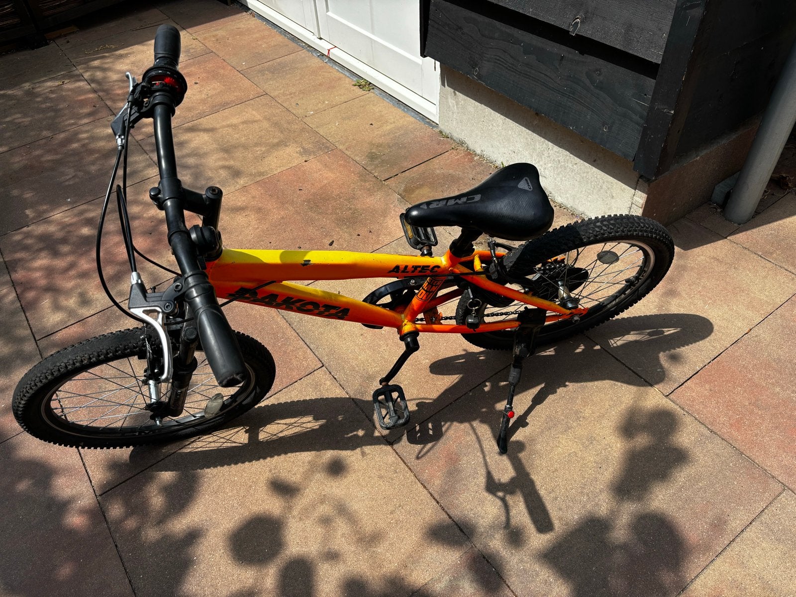 Altec Dakota Kinderfiets - Oranje/Geel - 20 inch, Fietsen en Brommers, Fietsen | Kinderfietsjes, Ophalen, Gebruikt, Schijfrem