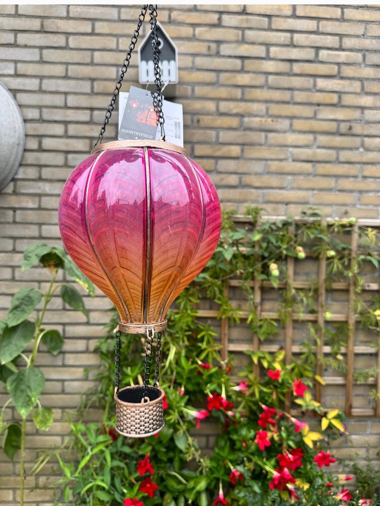 Luchtballon tuinverlichting., Zonne-energie, Minder dan 50 watt, Overige typen, Nieuw