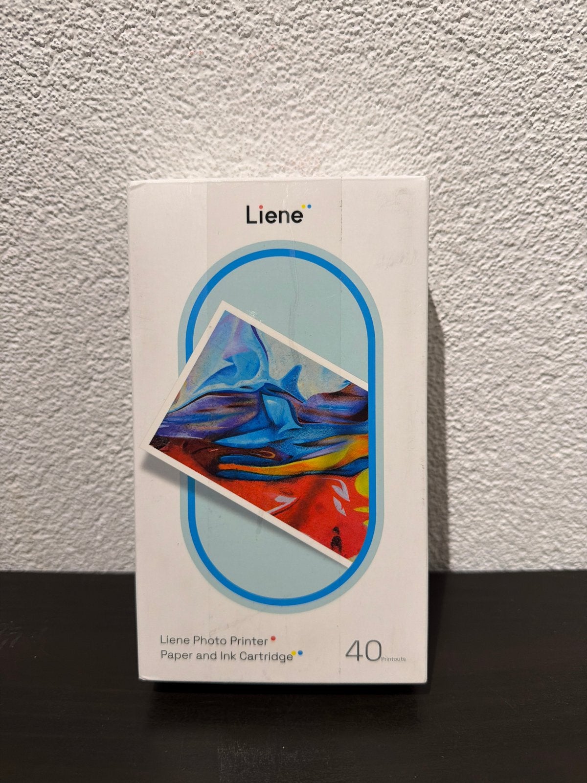 Liene Photo Printer Papier en Inkt Cartridge 40 Printouts, Nieuw, Ophalen of Verzenden, Fotopapier, Sneldrogend
