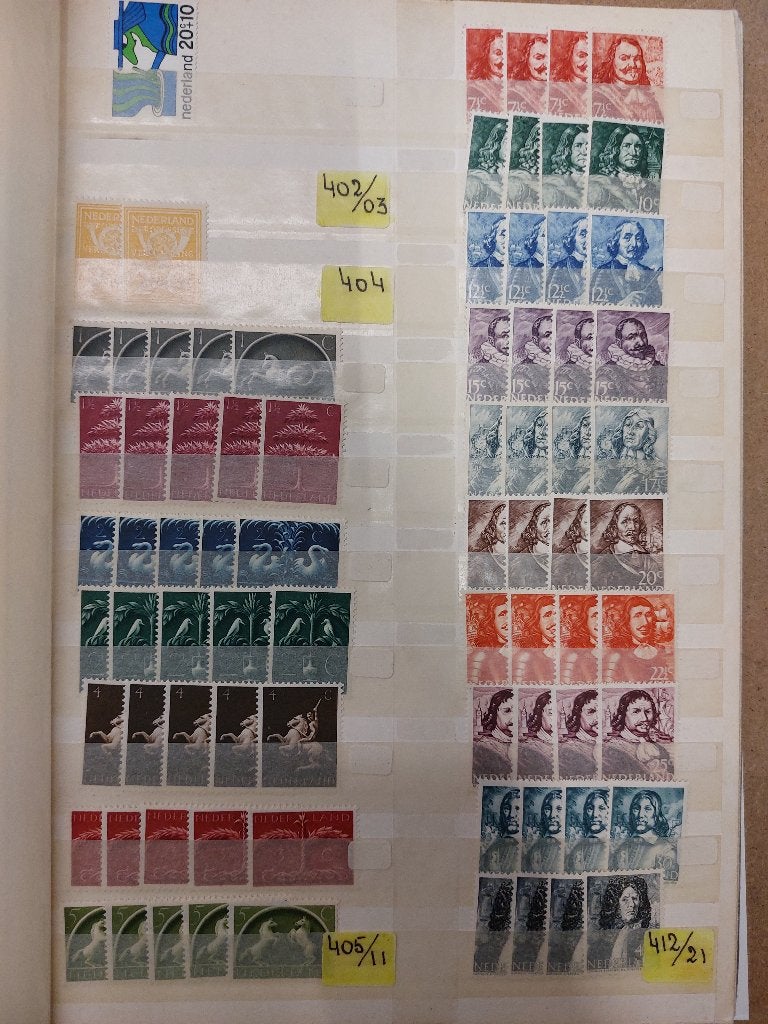 (058) NEDERLAND - Stockboek postfris, Ophalen of Verzenden, Na 1940, Postfris