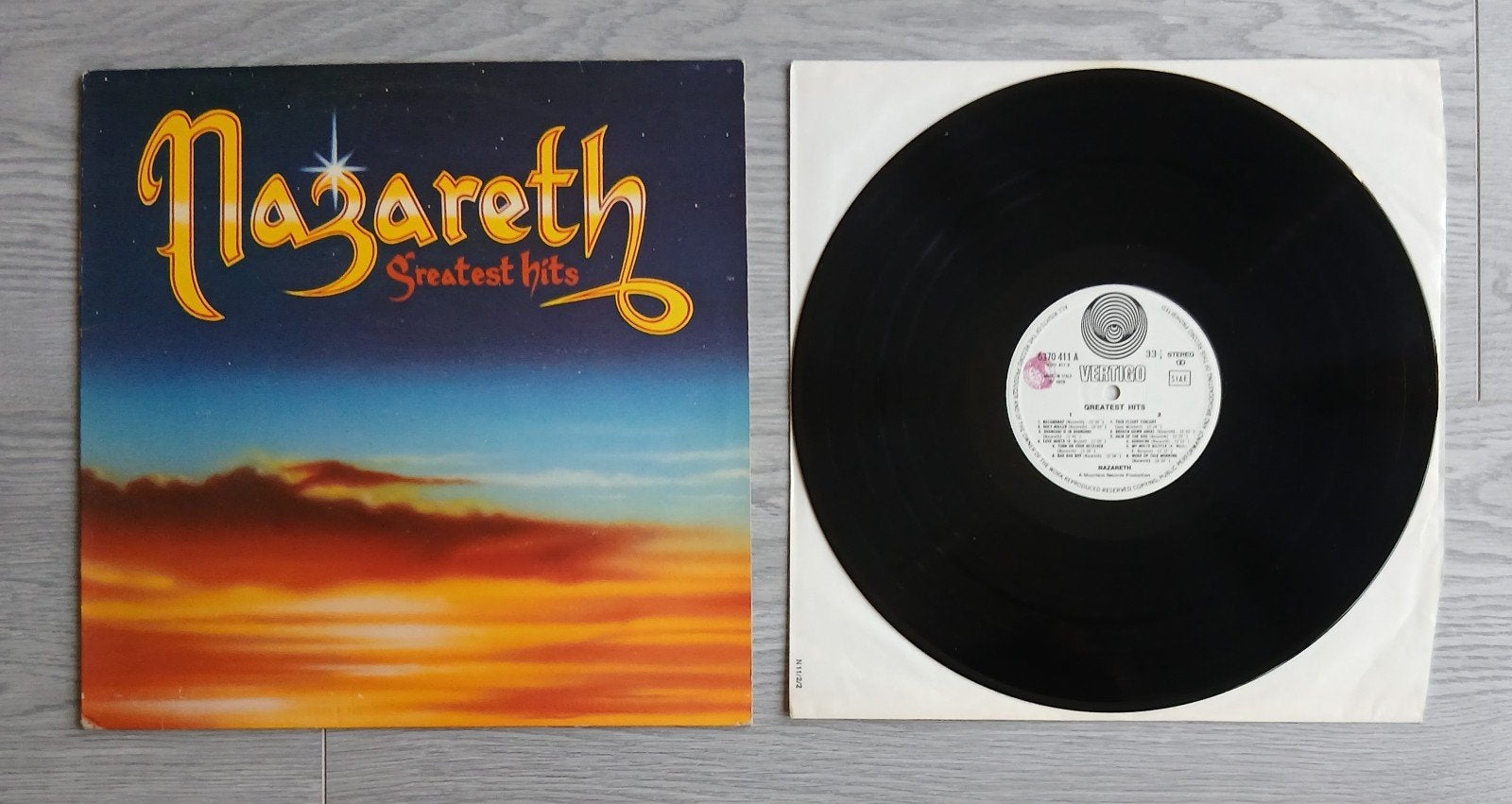 Nazareth Greatest Hits Vinyl LP, Ophalen of Verzenden, Gebruikt, 12 inch, Poprock