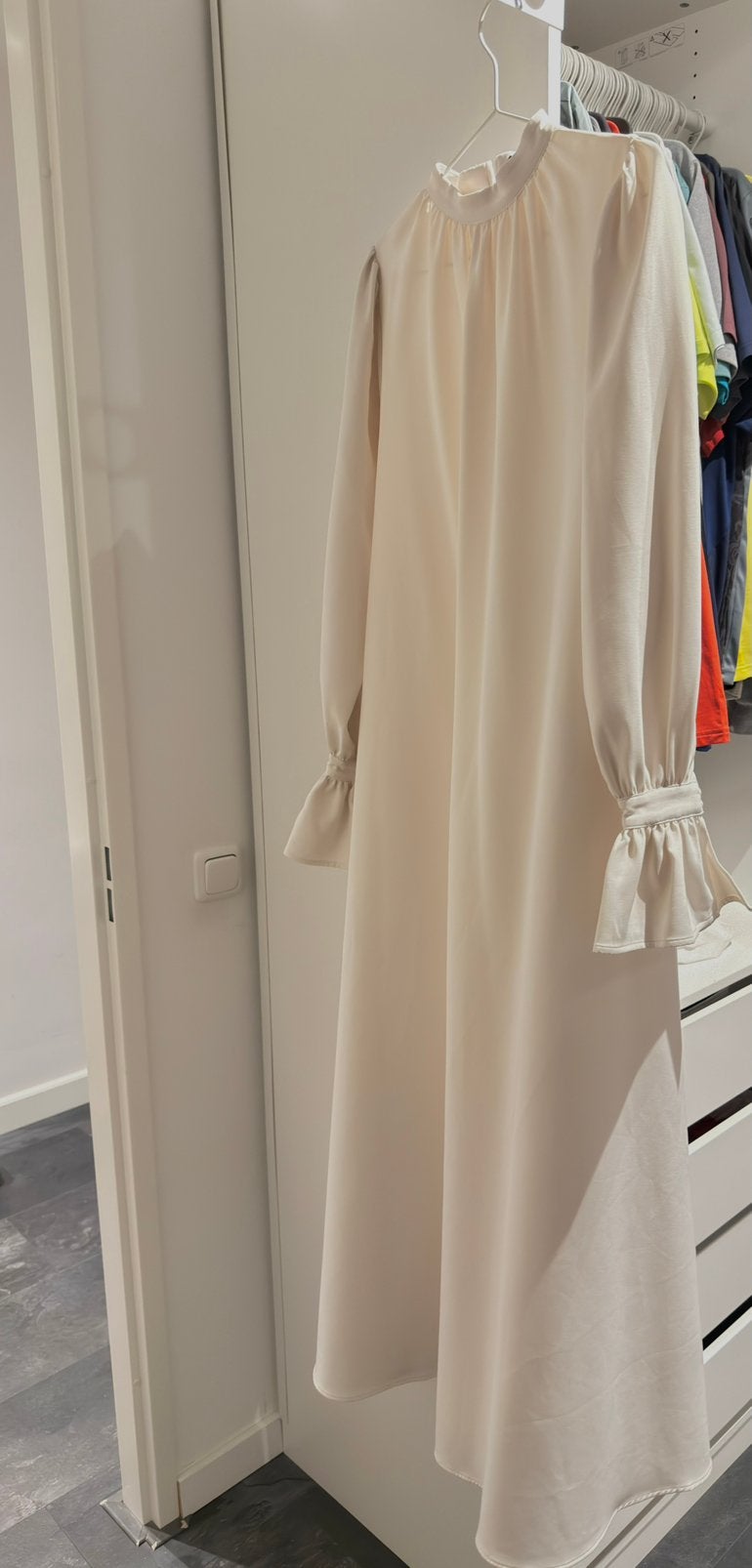 Merrachi Londen dress M (wit), Kleding | Dames, Jurken, Maat 38/40 (M), Wit, Ophalen of Verzenden, Zo goed als nieuw