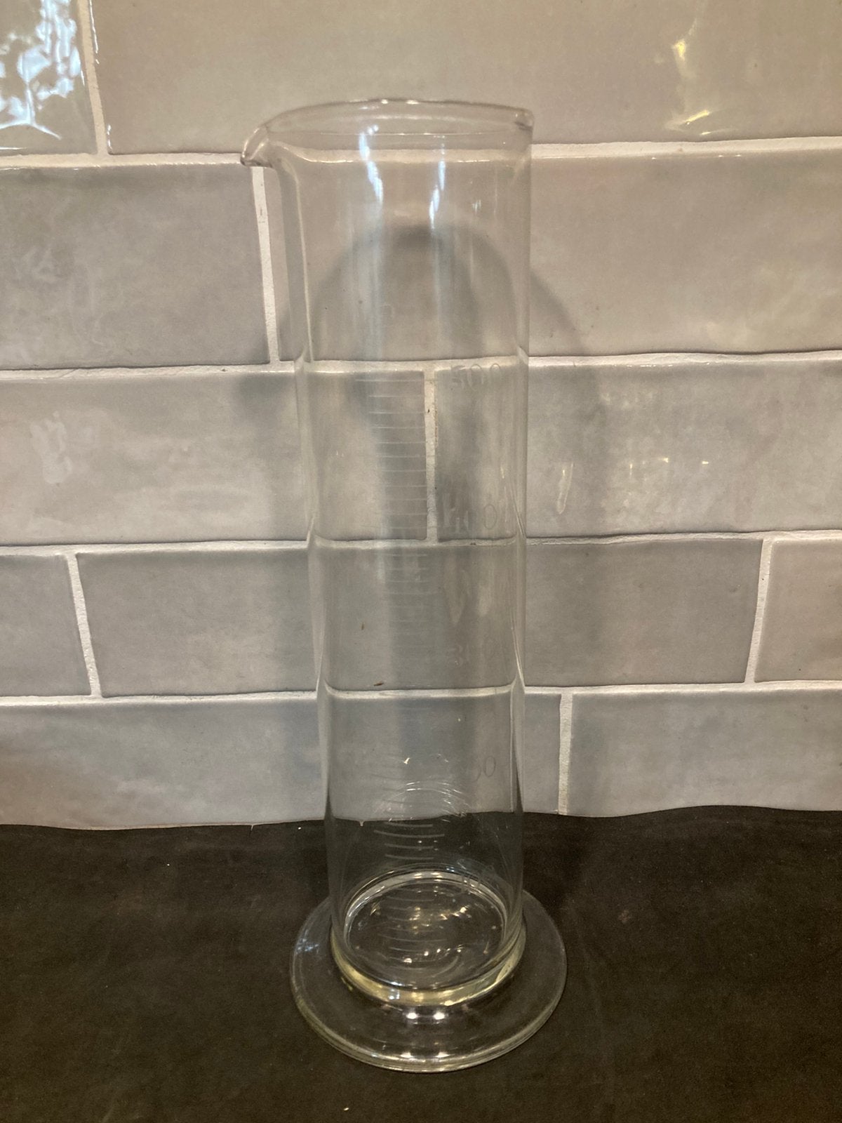 Antiek laboratorium bekerglas 500ml (031225), Ophalen of Verzenden