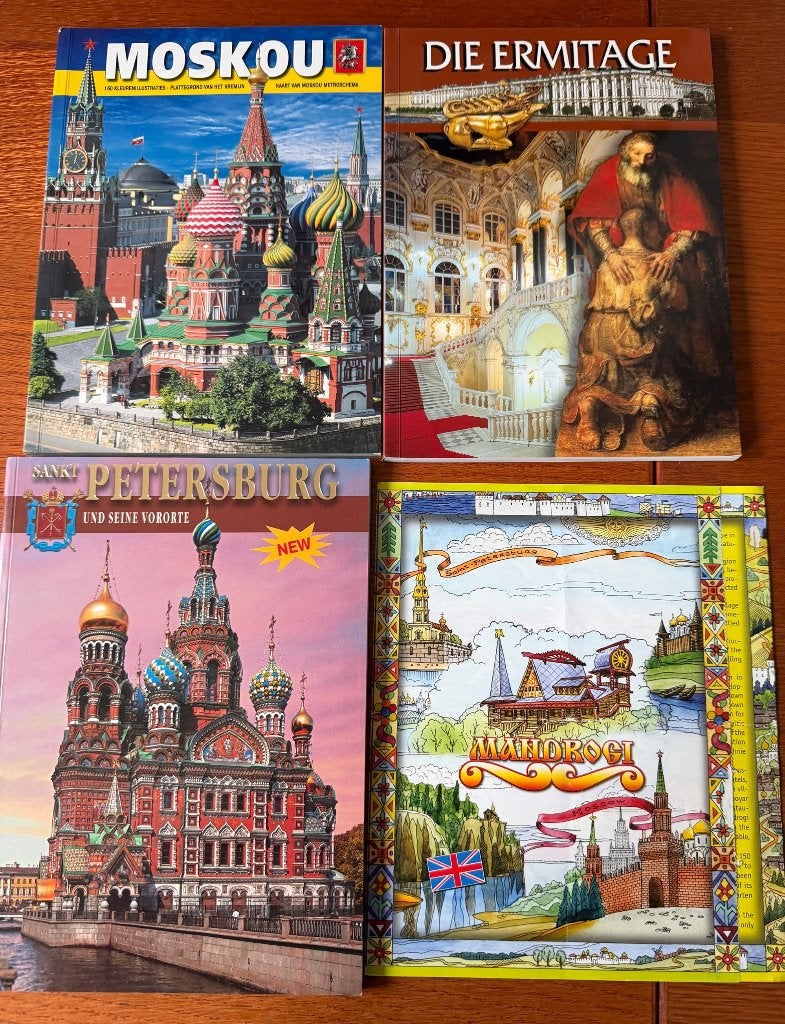 Reisgidsen Rusland, Moskou, Wolga, Petersburg, Boeken, Reisgidsen, Overige merken, Europa, Ophalen of Verzenden, Zo goed als nieuw