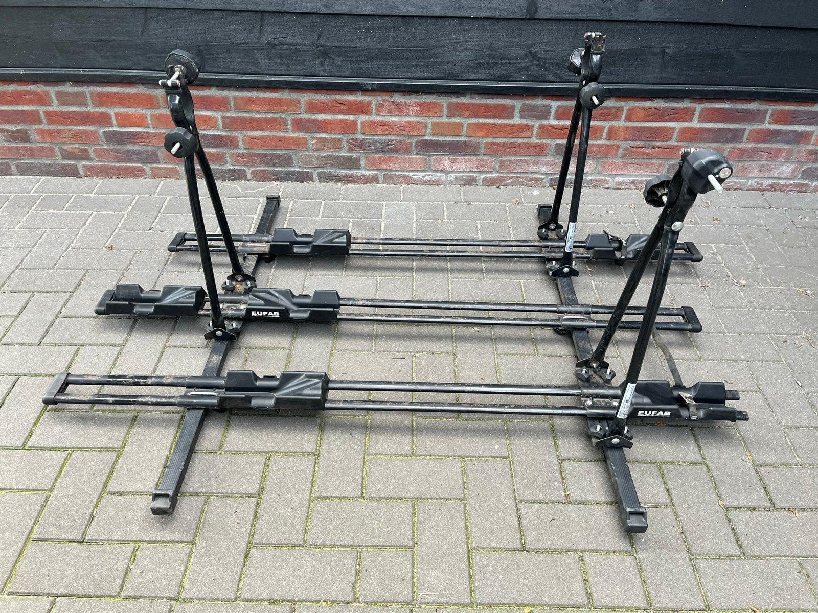 Eufab trekhaak fietsendrager voor 3 fietsen, Auto diversen, Fietsendragers, Ophalen, 3 fietsen of meer, Gebruikt, Fietsendrager-accessoire