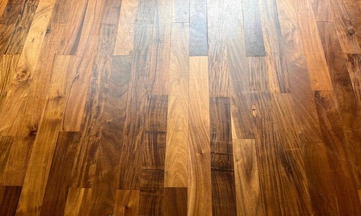 Massief houten vloer panga panga, Gebruikt, Q, Q, 25 tot 50 m²
