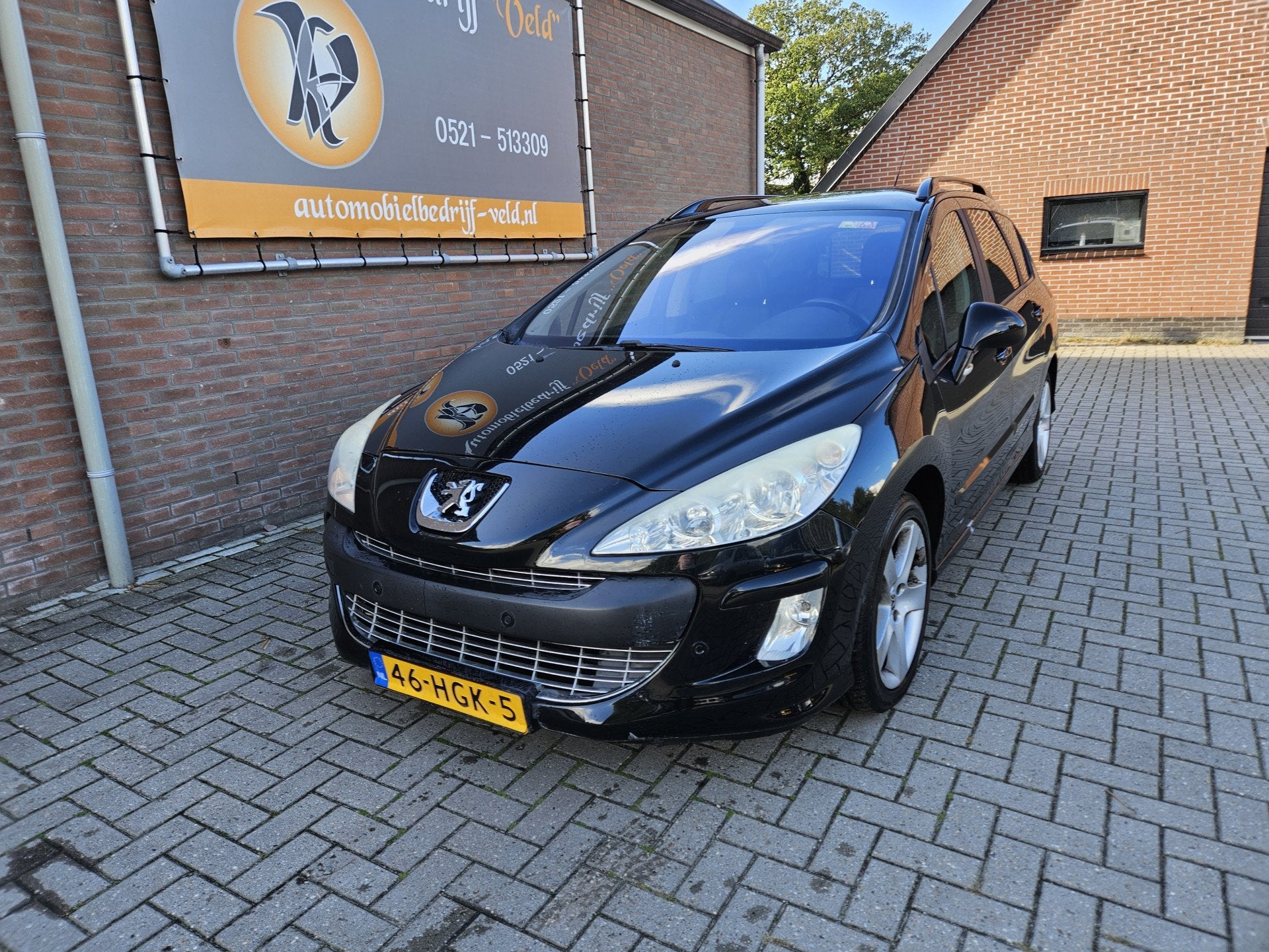 Peugeot 308 SW 1.6 THP XT (lees opmerking) (bj 2008), Auto's, Stof, Gebruikt, Zwart, 4 cilinders