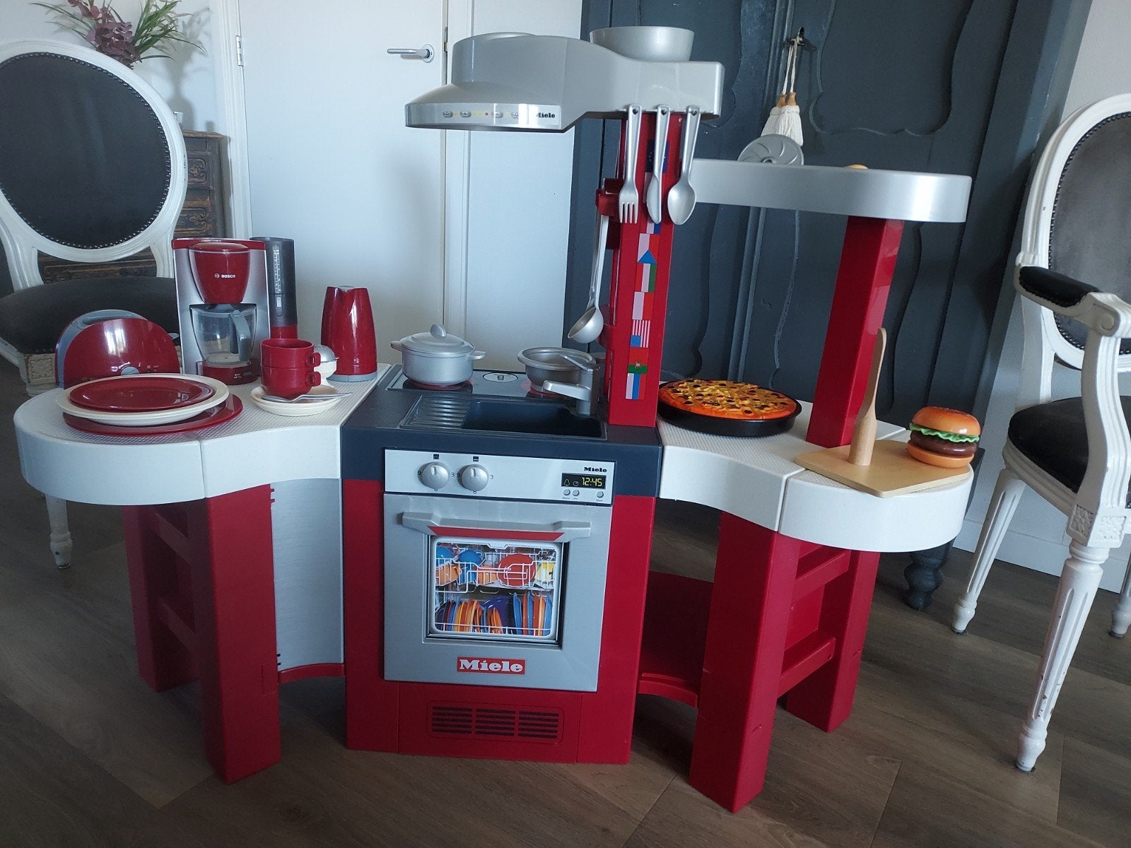 Miele speelkeuken met accessoires - Zo goed als nieuw, Ophalen of Verzenden, Nieuw, Kunststof, Speelkeuken