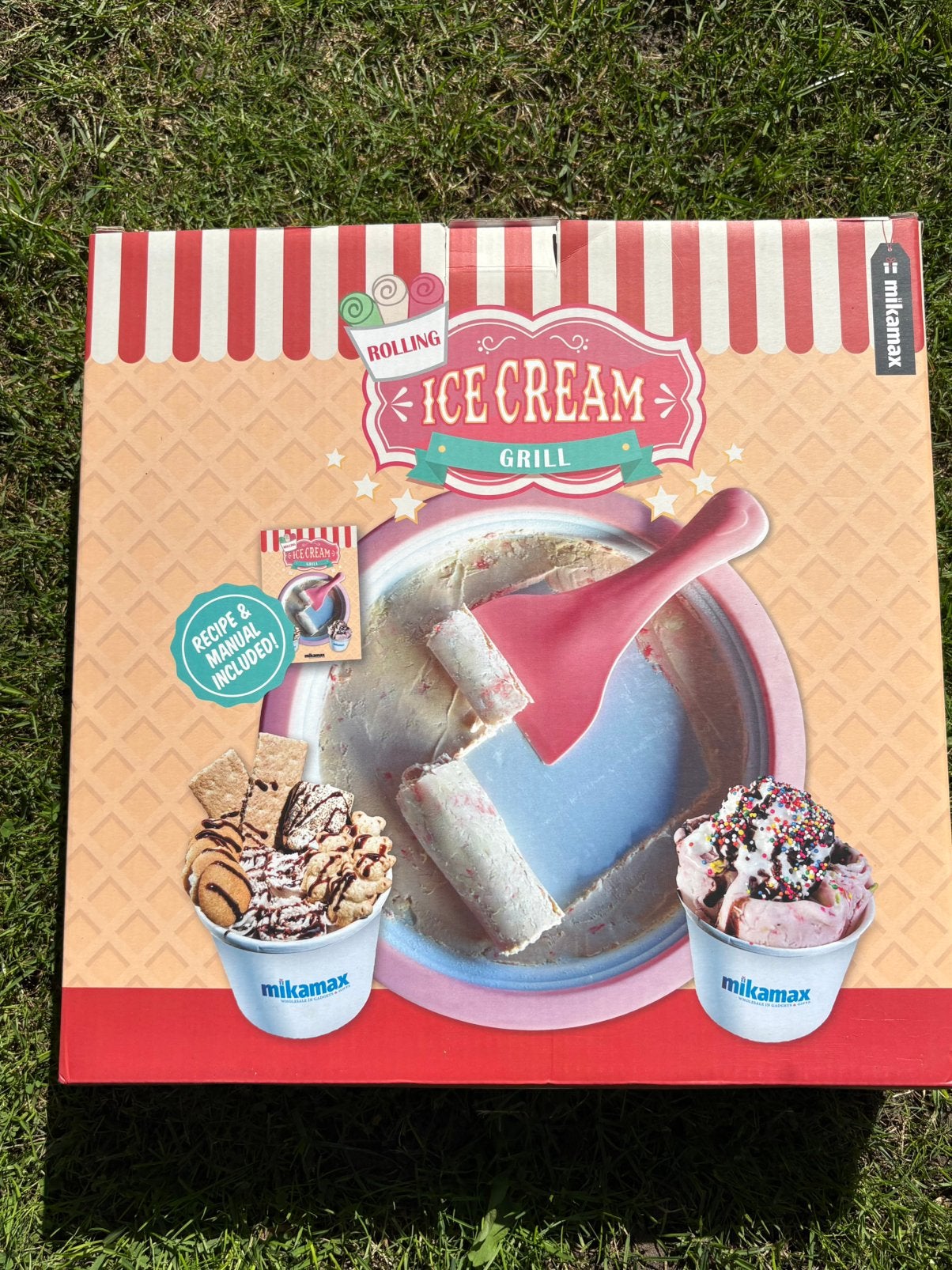Nieuw – Milkamax Ice Cream Grill / Ice Cream Roll Machine, Ophalen of Verzenden, Nieuw