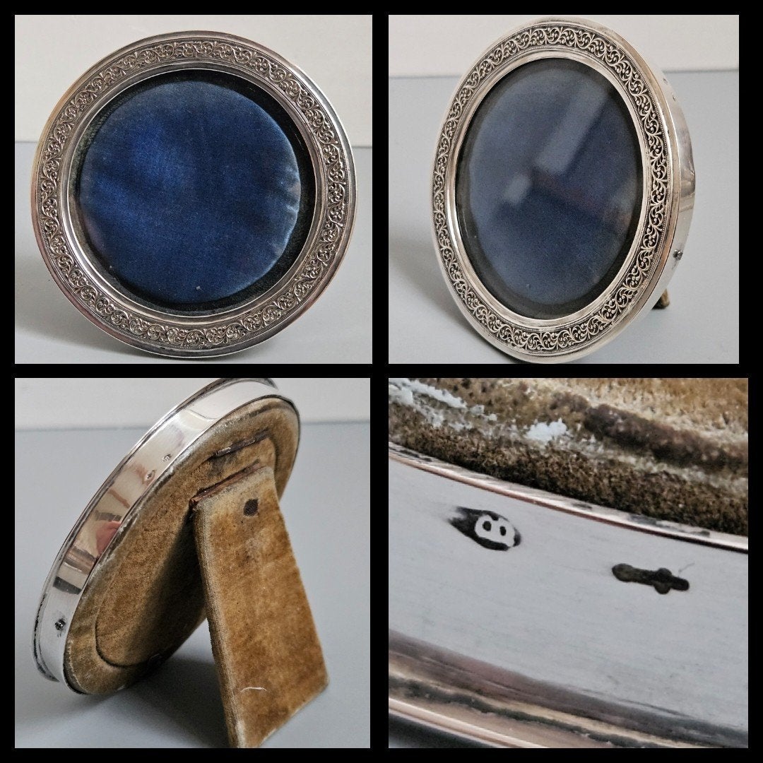 antiek Nederlands zilver,  zilveren fotolijstje, Ophalen of Verzenden, Zilver