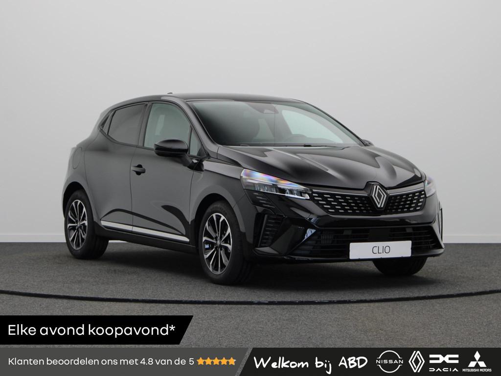 Renault Clio TCe 90pk GPF techno | Stoel- en stuurwielverwar, Auto's, Voorwielaandrijving, Stof, Euro 6, Zwart