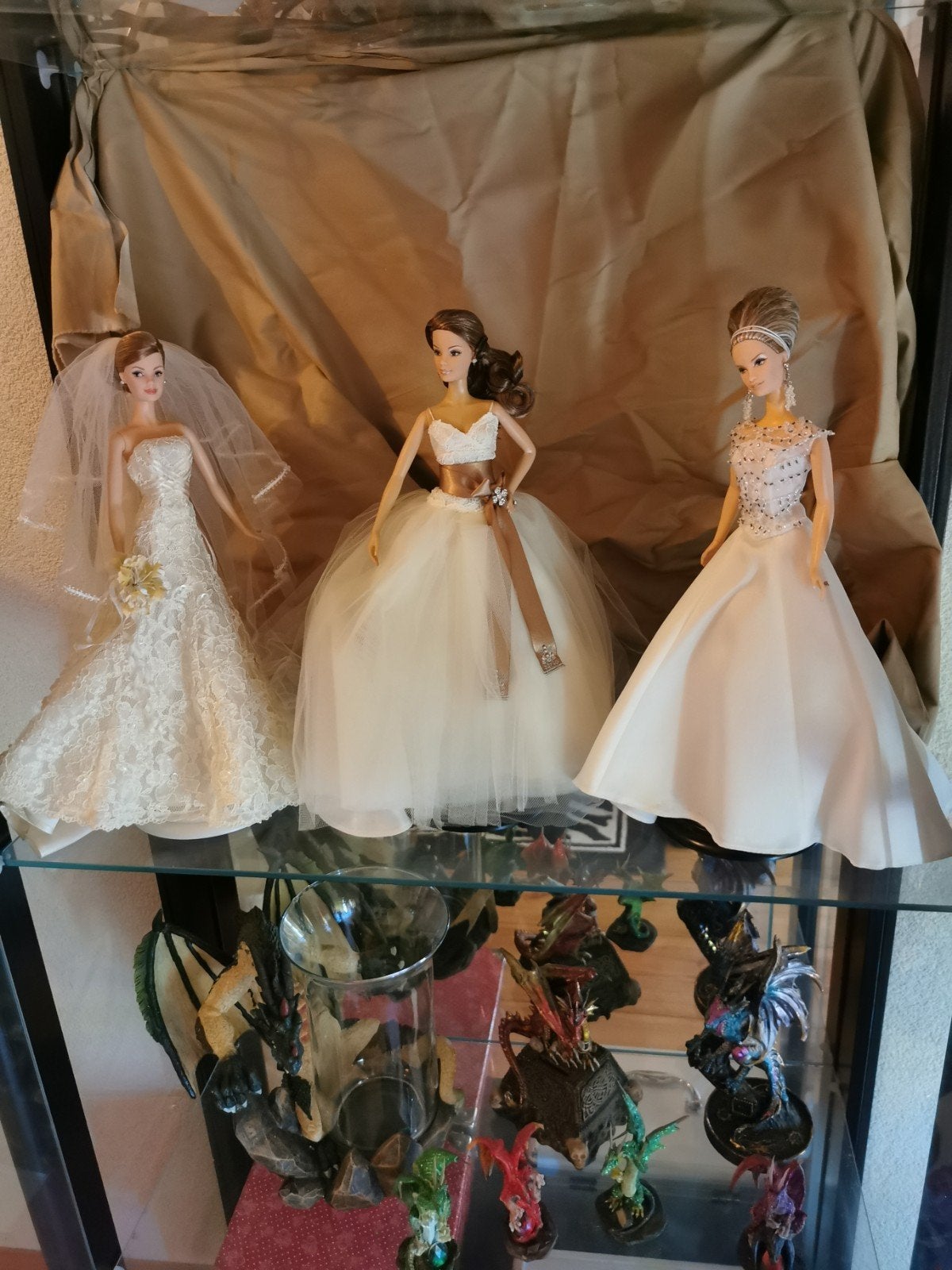 Barbie Bruidspoppen - Carolina Herrera, Badgley Mischka, Ophalen of Verzenden, Zo goed als nieuw, Fashion Doll