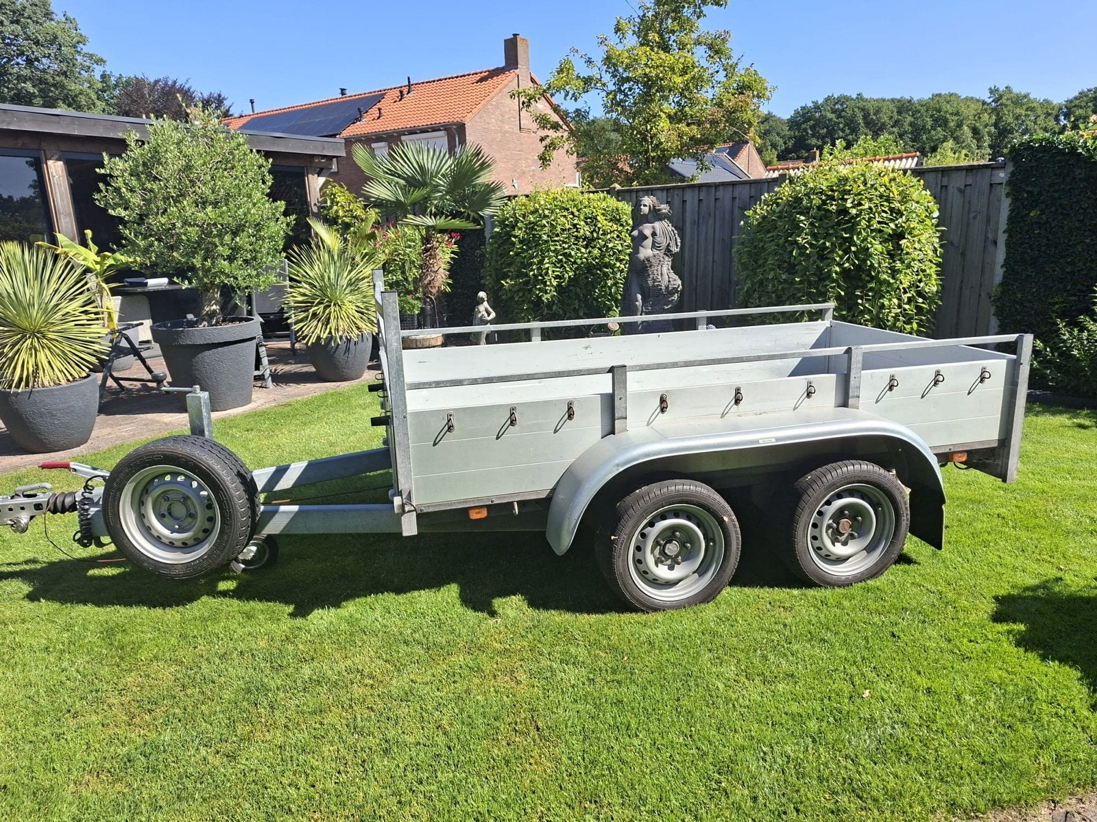 Anssems BSX 2500 aanhanger met  huif - 2000kg, Ophalen, Gebruikt