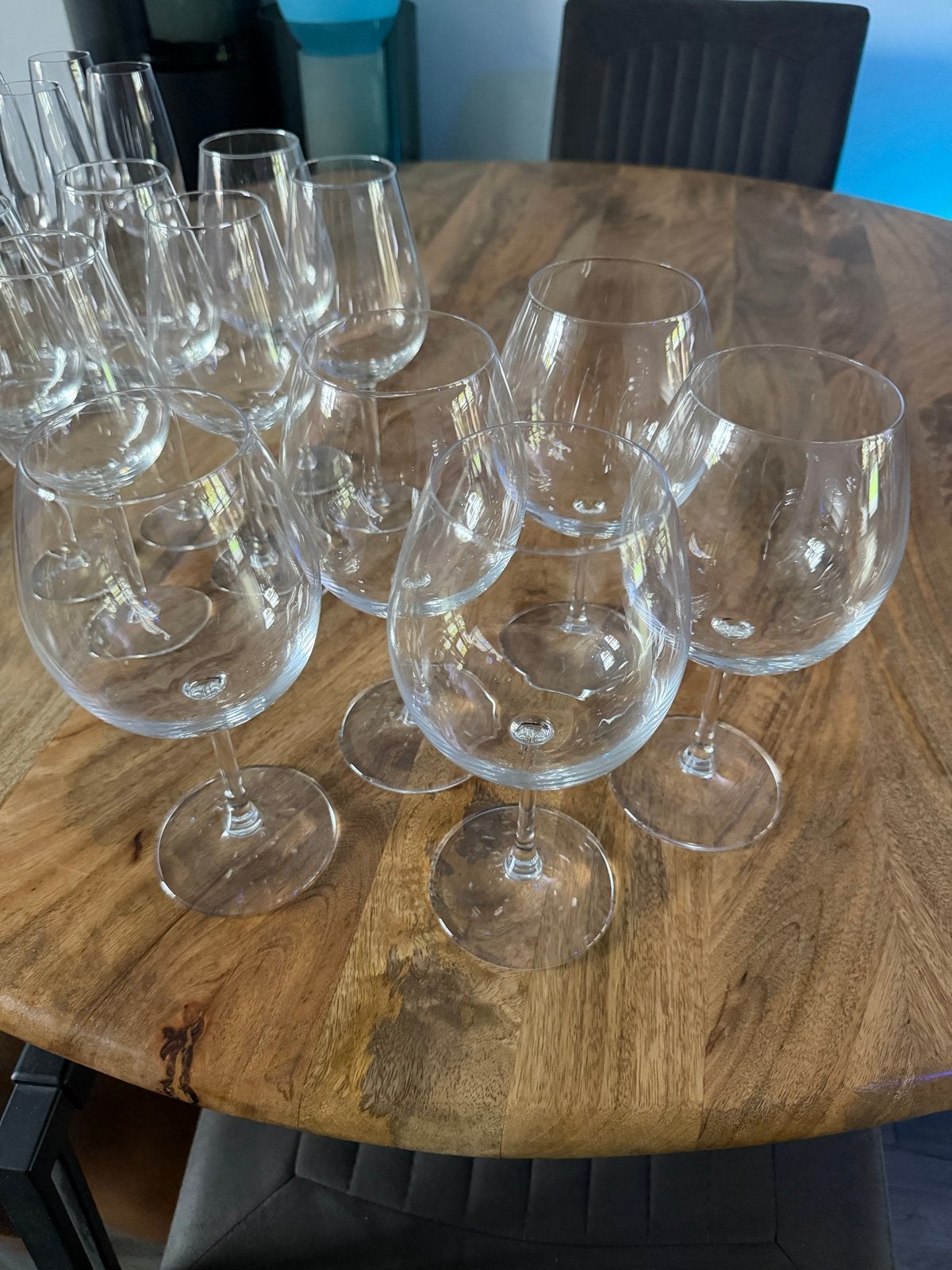 Diverse wijnglazen, Ophalen, Gebruikt, Glas