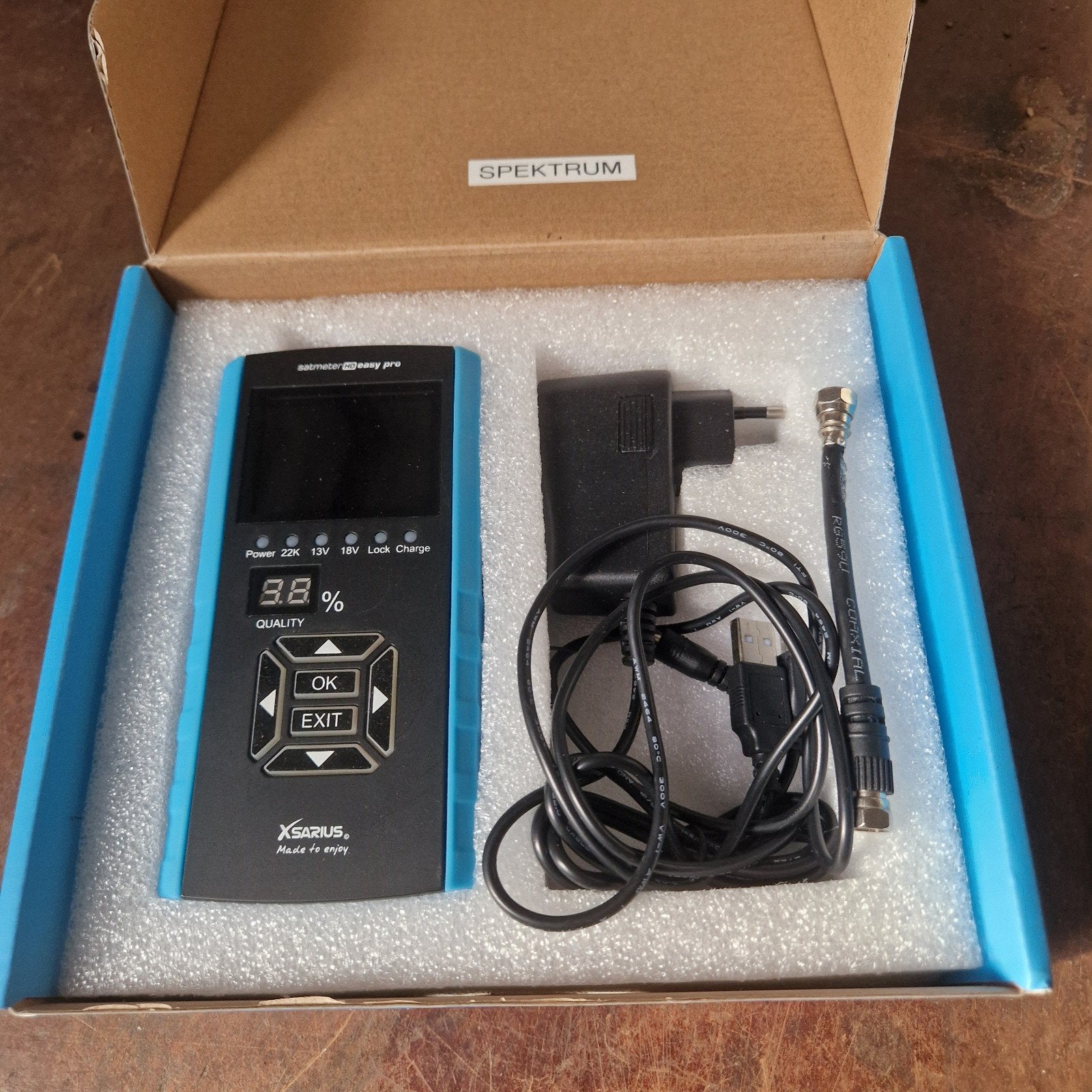 Xsarius Satmeter HD Easy Pro - Satellietmeter, Ophalen of Verzenden, Zo goed als nieuw, (Schotel)antenne, Overige merken