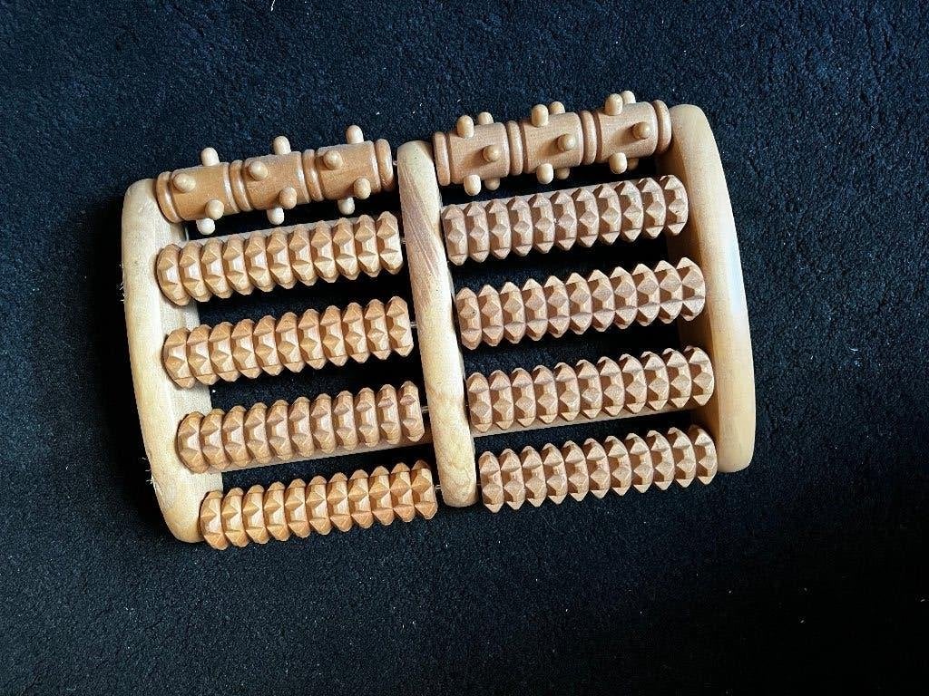 voeten massage rollers van hout, Ophalen, Zo goed als nieuw, Apparaat