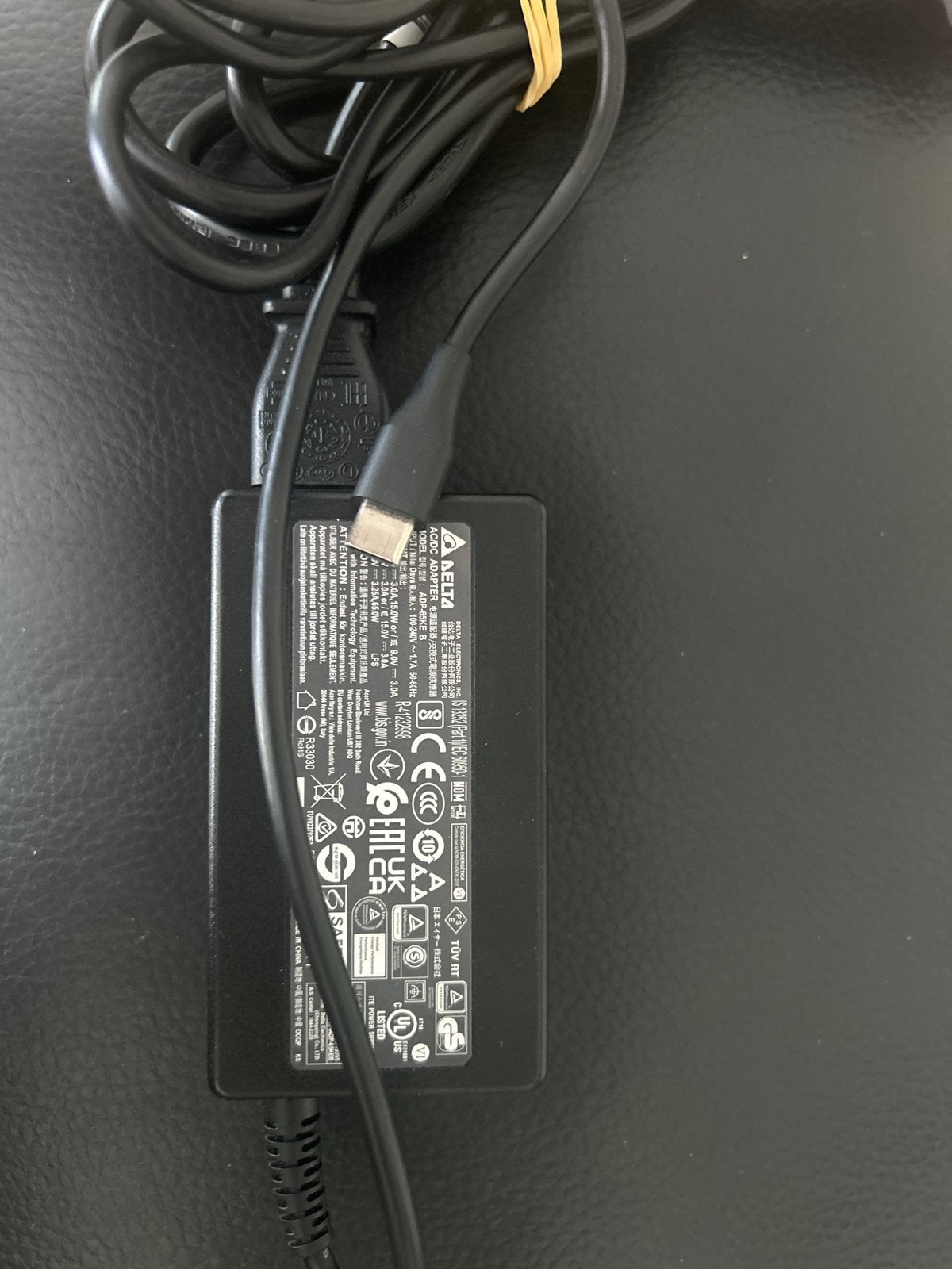 Originele USB-C Laptop Opladers – Dell, Delta, Computers en Software, Laptop-opladers, Ophalen of Verzenden, Gebruikt
