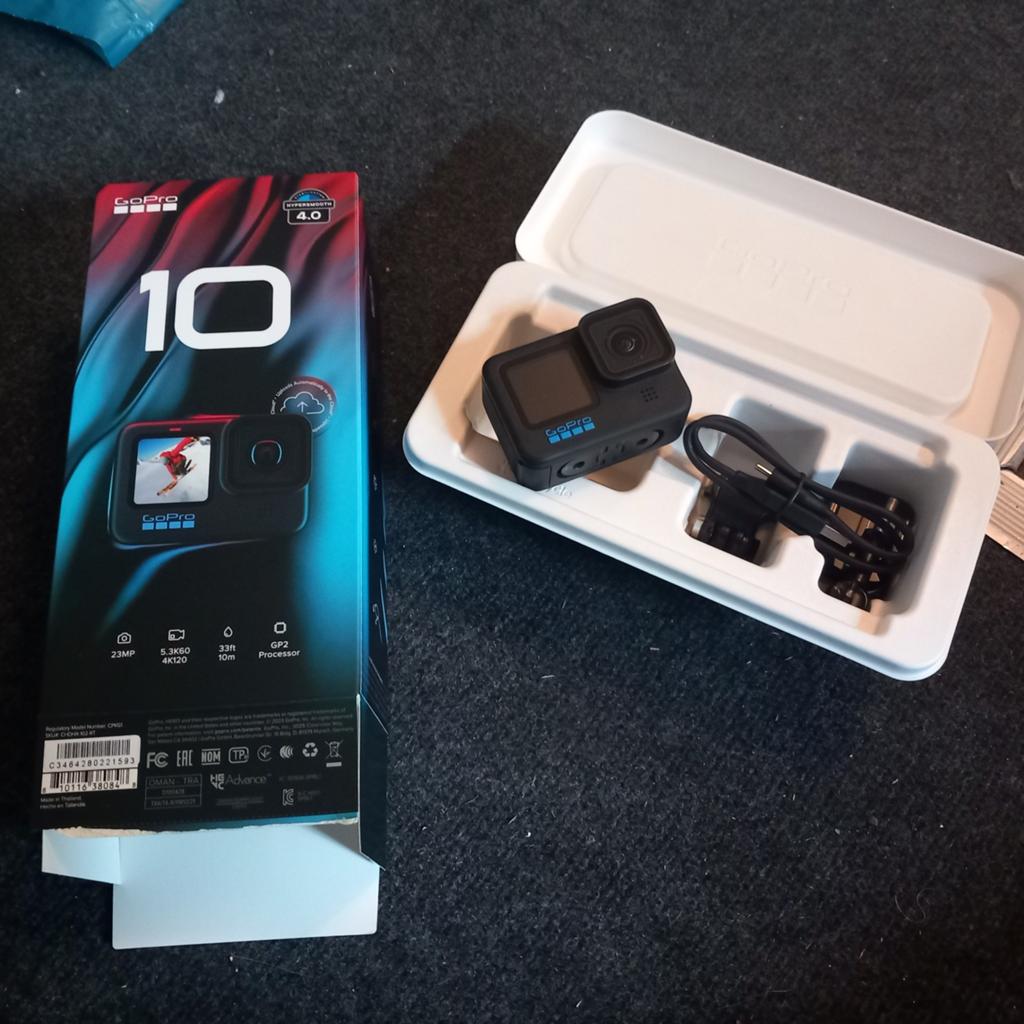 GoPro HERO 10 Black Action Camera, Ophalen of Verzenden, Zo goed als nieuw, GoPro