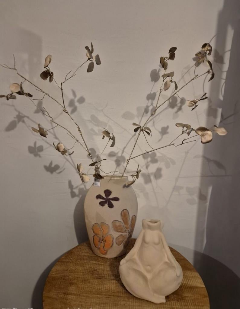 Kunsttak Wild Leaf Champagne 80 cm - Luxe PE decoratie, Helenelivingstyle@gmail.com, 7531TJ, Nieuw, Ophalen of Verzenden