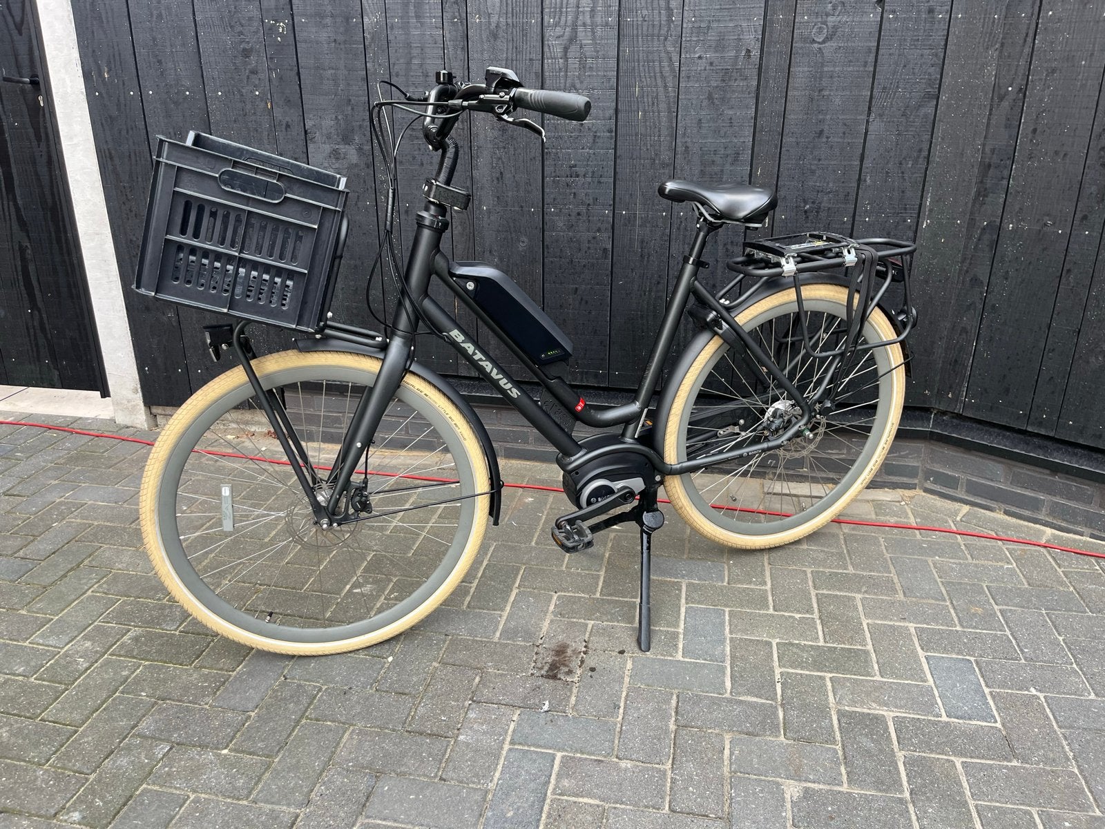 Batavus Quip Cargo E-bike Mamafiets met Bosch Motor, Ophalen, Gebruikt, Batavus, 55 tot 59 cm