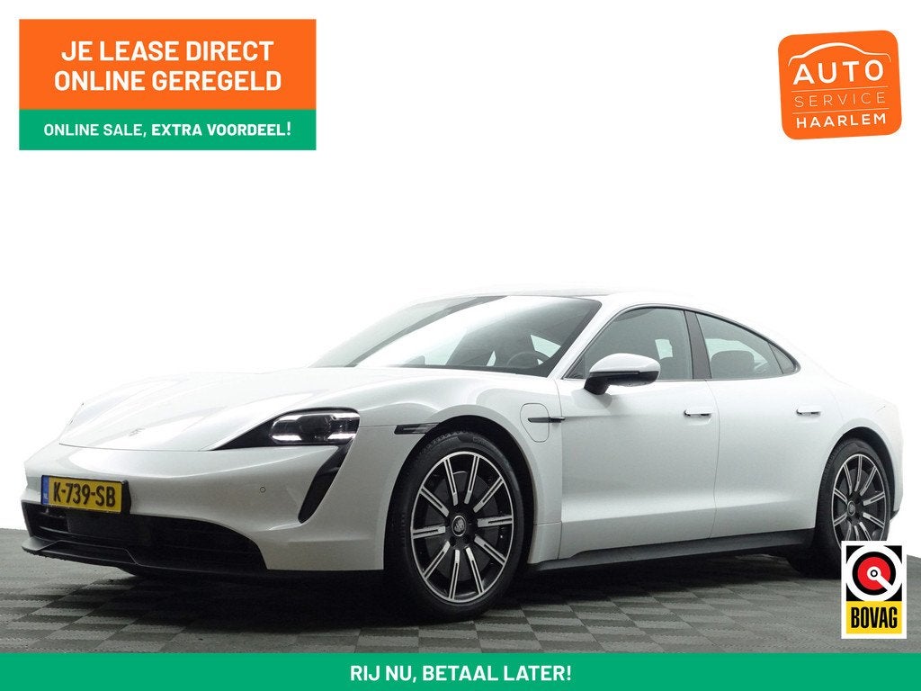 Porsche Taycan Performance 84 kWh- Sport Chrono, Warmtepomp,, Auto's, Porsche, Achterwielaandrijving, Gebruikt, Met garantie (alle)