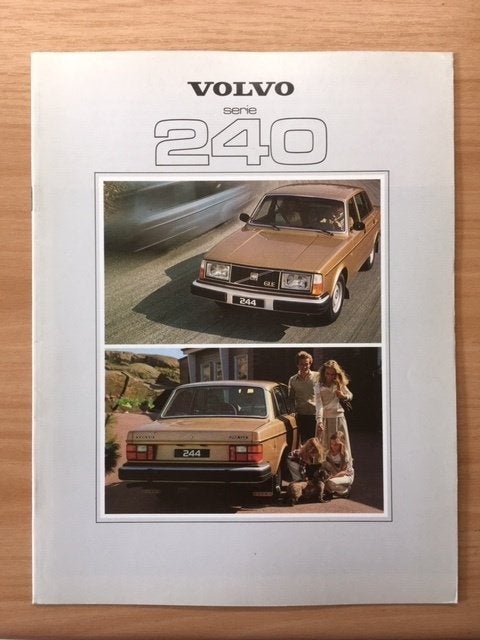 Volvo 240 Serie Brochure (1979) - Origineel  NL, Gelezen, Volvo, Volvo Cars, Ophalen of Verzenden