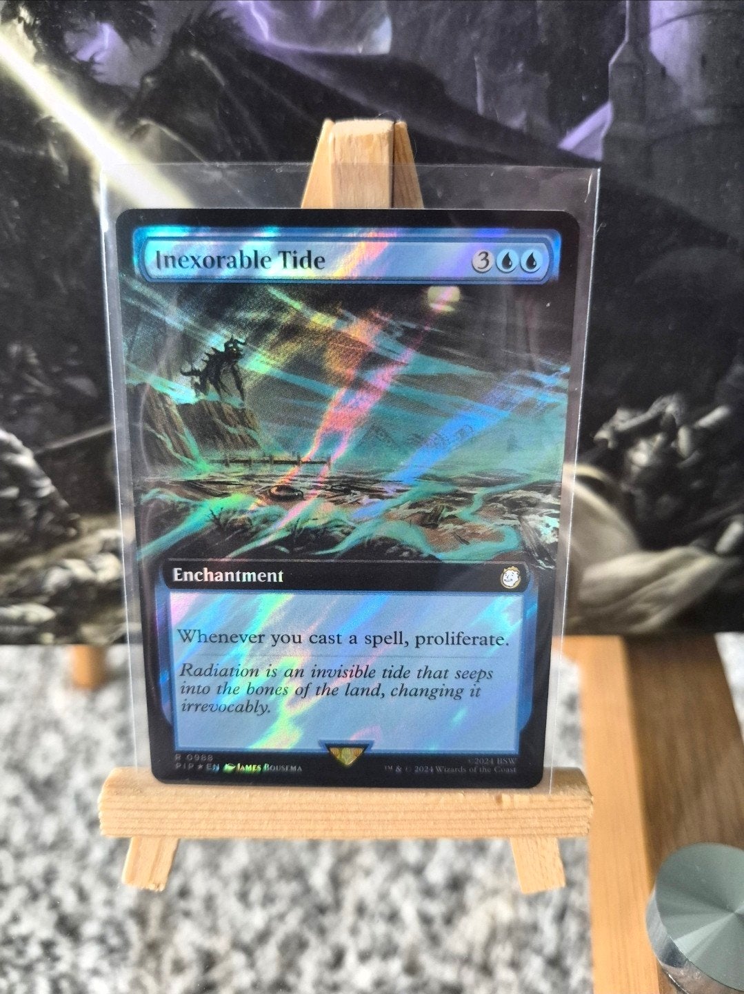 Inexorable Tide - Surge Foil Fallout, Verzenden, Zo goed als nieuw, Losse kaart, Foil