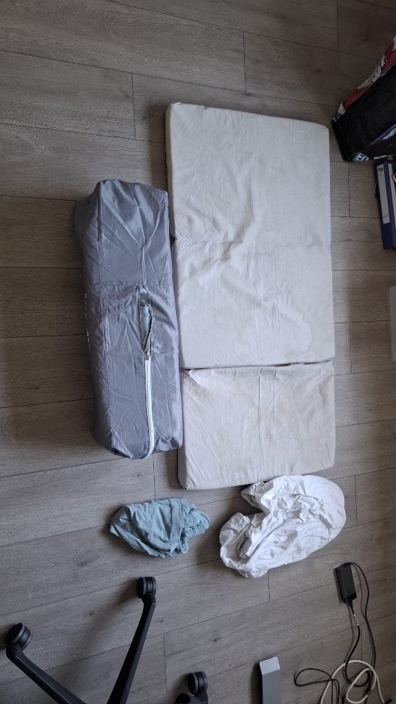 Campingbedje baby, Kinderen en Baby's, Babywiegjes en Ledikanten, Ophalen, Gebruikt, Reisbedje
