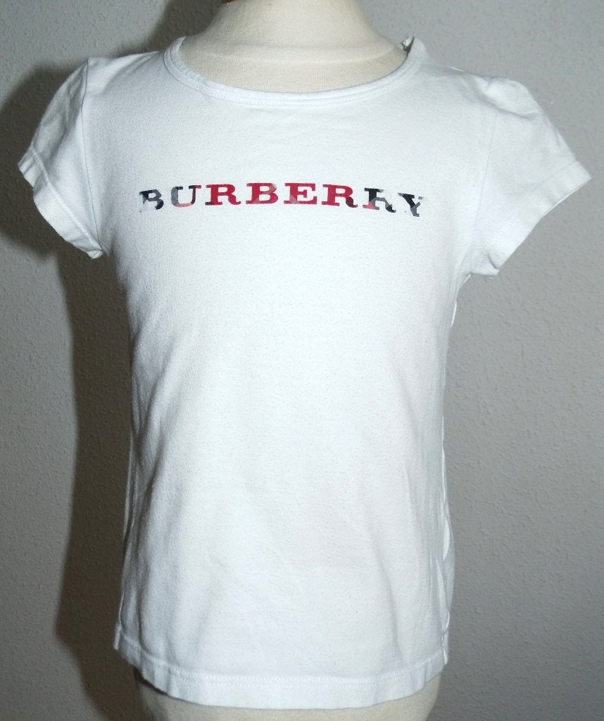 mooi Burberry shirt maat 4 - 104, Kinderen en Baby's, Kinderkleding | Maat 104, Meisje, Ophalen of Verzenden, Zo goed als nieuw