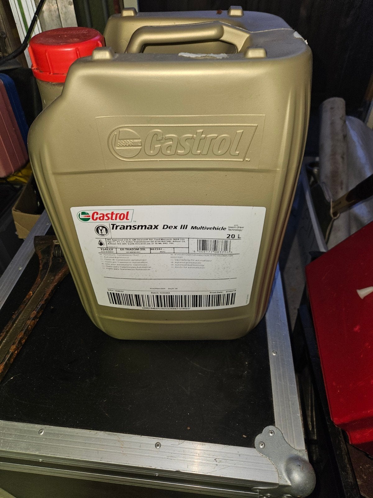 Castrol Versnellingsbak olie 20l, Ophalen