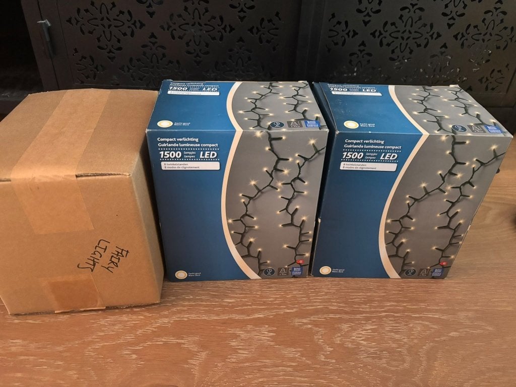 3x 1500 LED lights in- and outdoor, Huis en Inrichting, Ophalen, Zo goed als nieuw, Wit