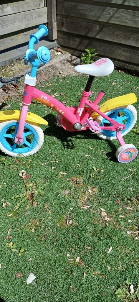 Meisjes fiets 4 wielers, Ophalen, Zo goed als nieuw, Minder dan 16 inch