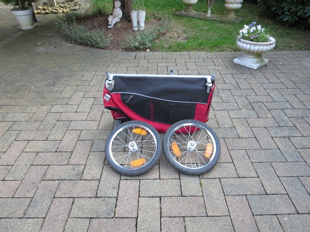 Honden Fietsentrailer, Ophalen