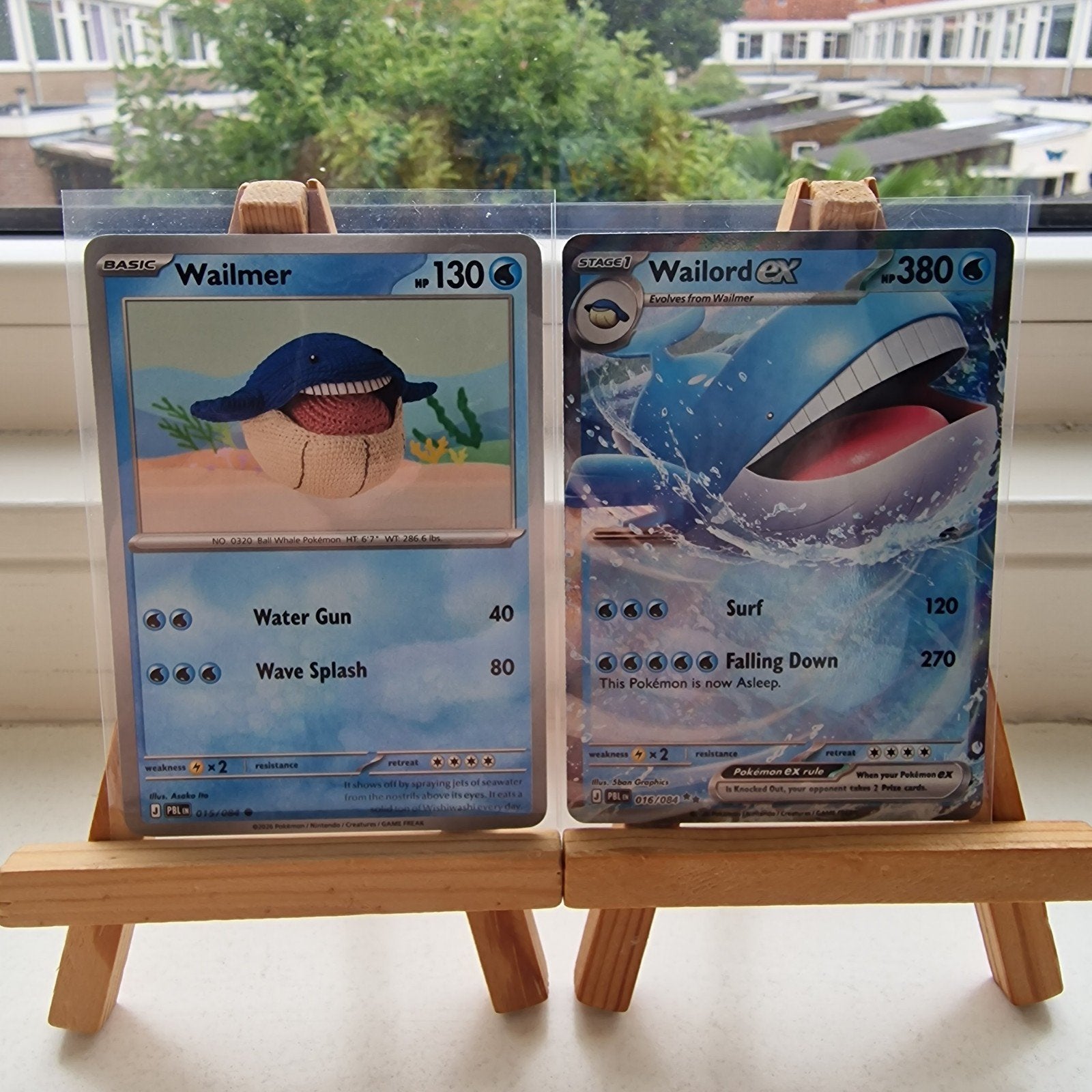 Pokémon Kaarten: Wailmer en Wailord EX, Hobby en Vrije tijd, Verzamelkaartspellen | Pokémon, Ophalen of Verzenden, Zo goed als nieuw