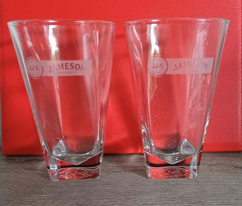 Diverse glazen Jameson - Bavaria - Tripel Karmeliet, Ophalen, Zo goed als nieuw, Bierglas