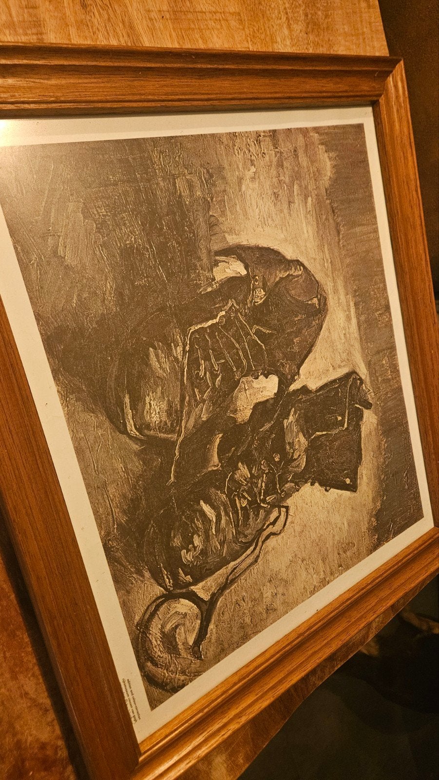 Print Vincent van Gogh - Schoenen met veters (ingelijst), Ophalen of Verzenden, Print, Prent, Ingelijst