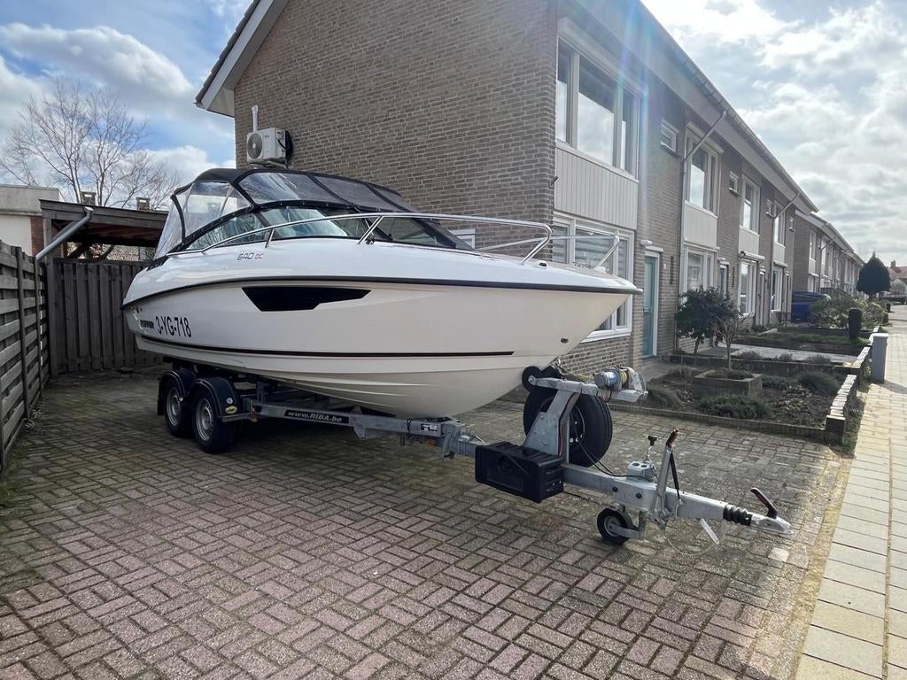 Flipper 640 DC, Watersport en Boten, Ophalen, 70 tot 120 pk, Zo goed als nieuw, Buitenboordmotor