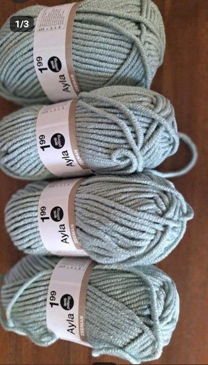 Ayla Bulky Garen - 4 bollen, Ophalen of Verzenden, Nieuw, Breien of Haken, Wol of Garen